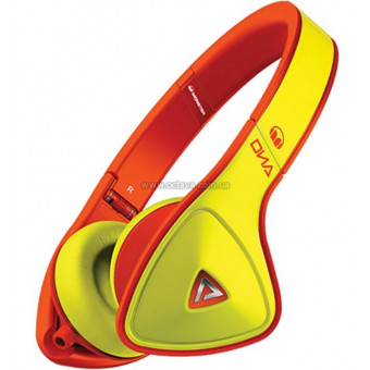 Навушники Monster DNA Neon On-Ear Headphones (Yellow on Neon Orange)