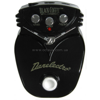 Гитарная педаль Danelectro DJ21 Black Coffee Metal Distortion