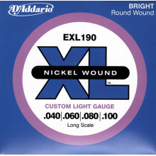 Струни для бас-гітари D'addario EXL190