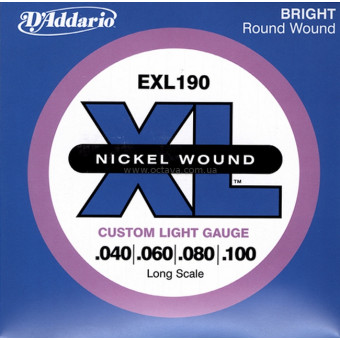 Струни D'addario EXL190