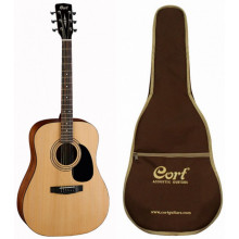 Электроакустическая гитара Cort AF510E NS w/bag