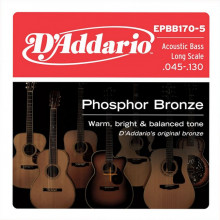 Струни для бас-гітари D'addario EPBB170-5