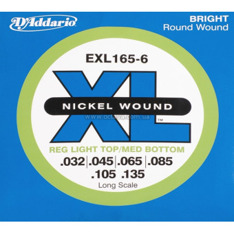 Струни D'addario EXL165-6