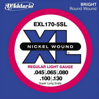 Струны D'addario EXL170-5SL