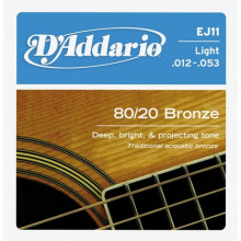 Струни для акустичної гітари D'addario EJ11