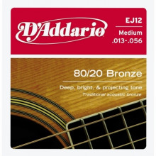 Струни для акустичної гітари D'addario EJ12