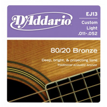 Струны для акустической гитары D'addario EJ13