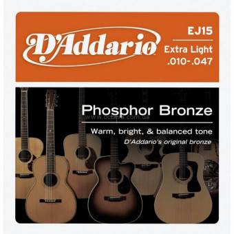 Струны D'addario EJ15