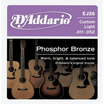Струни D'addario EJ26