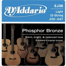 Струны для акустической гитары D'addario EJ38