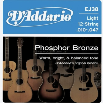 Струни D'addario EJ38