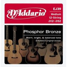 Струны для акустической гитары D'addario EJ39