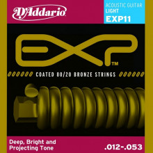 Струны для акустической гитары D'addario EXP11