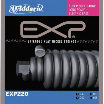 Струни D'addario EXP220