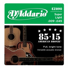Струны для акустической гитары D'addario EZ890