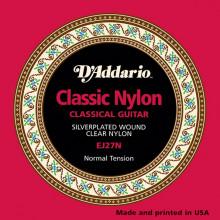 Струны для классической гитары D'addario EJ27N