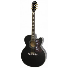 Електроакустична гітара Epiphone EJ-200CE BK