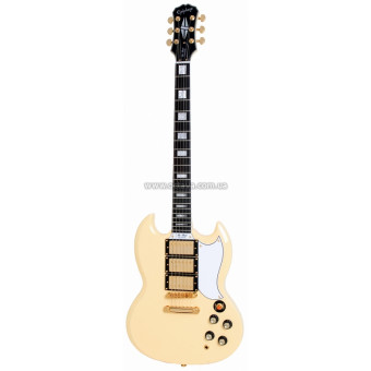 Електрогітара Epiphone G-400 Custom Antique Ivory GLD HDWE