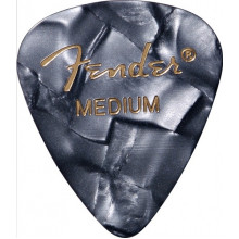 Медиаторы Fender 351 Premium Celluloid Black Moto Medium