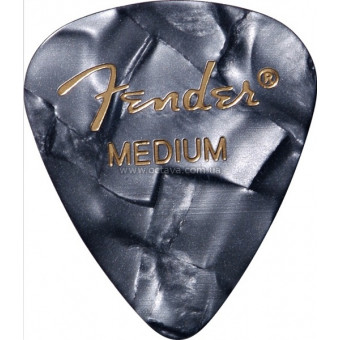Медіатори Fender 351 Premium Celluloid Black Moto Medium
