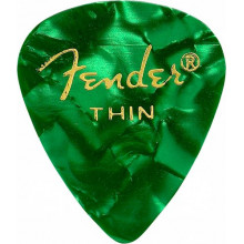 Медиаторы Fender 351 Premium Celluloid Green Moto Thin