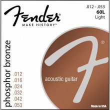 Струни для акустичної гітари Fender 60L