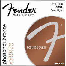 Струни для акустичної гітари Fender 60XL