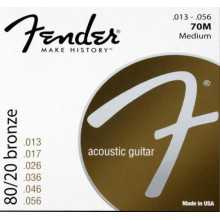 Струны для акустической гитары Fender 70M