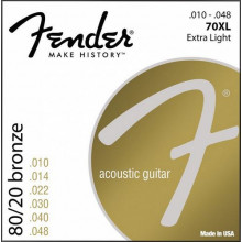 Струны для акустической гитары Fender 70XL