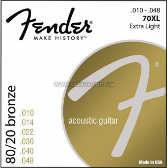 Струни Fender 70XL