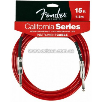 Инструментальный кабель Fender California Instrument Cable 15' CAR