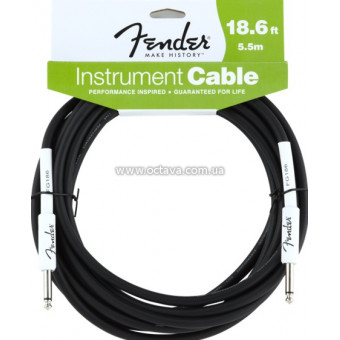 Інструментальний кабель Fender Performance Instrument Cable 18,6' BK