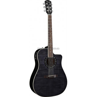 Электроакустическая гитара Fender T-Bucket 300SCE Flame Maple Top Black