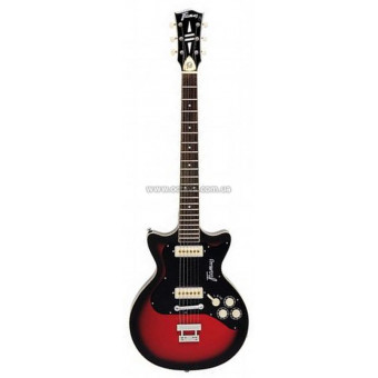 Электрогитара Framus Vintage Hollywood Doublecut Black Rose HP