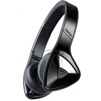 Навушники Monster DNA Neon On-Ear Headphones (Black with Satin Chrome/Dark Grey)