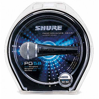 Мікрофон Shure PG58 XLRB