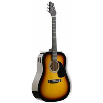 Электроакустическая гитара Stagg SW201-VT SB