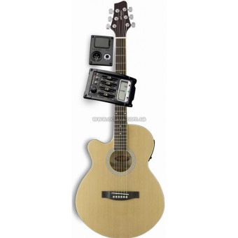 Электроакустическая гитара Stagg SW206CETU LH N