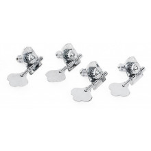 Колки для бас-гитар Fender Bass Tuning Machines Standard-Highway One Series Chrome 4