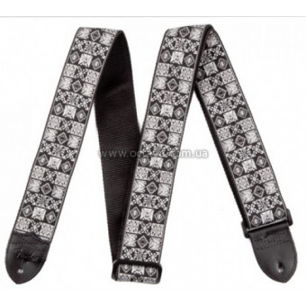 Ремень для гитары Fender 2 Festival Hootenanny Strap Grey/Black