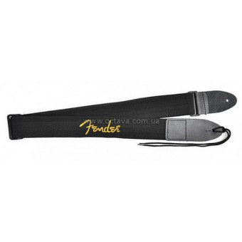 Ремень для гитары Fender Strap 2 Black Yellow Logo