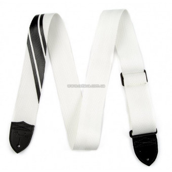 Ремень для гитары Fender Strap Competition Stripe White And Black