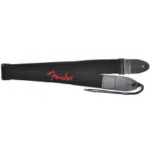 Гитарный ремень Fender Strap 2 Black Red Logo