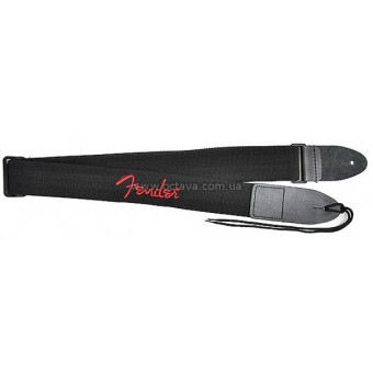 Ремень для гитары Fender Strap 2 Black Red Logo