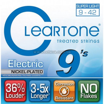 Струны для электрогитары Cleartone 9409