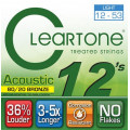 Струни для акустичної гітари Cleartone 7612