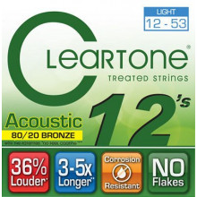 Струны для акустической гитары Cleartone 7612