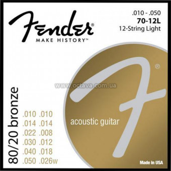Струны Fender 70-12L