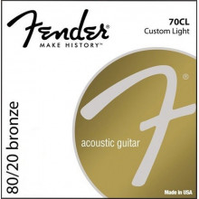 Струны акустической гитары Fender 70Cl