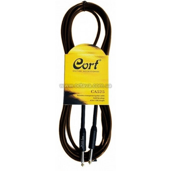 Инструментальный кабель Cort CA525 BK